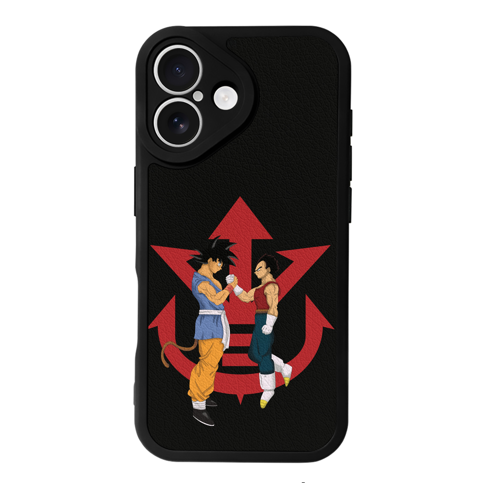 （画像用） ドラゴンボール 孫悟空（そん ごくう）Son Goku カカロット DRAGON BALL Kakarotto 【iPhone 16シリーズ対応】シリコンスマホケース（レザー調） 材質：シリコン
